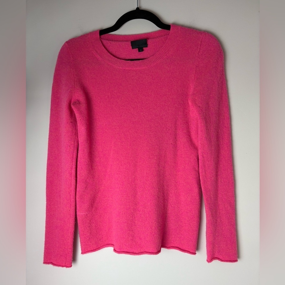 J. CREW COLLECTION Women's 100% Italian Cashmere Sweater Size Small Pink